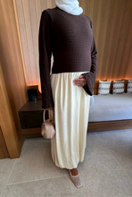 Load image into Gallery viewer, Brown Balloon Dress PRE ORDER 2-5 DAYS DELIVERY