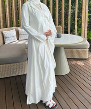 Load image into Gallery viewer, Blazer Shawl Kaftan White PRE ORDER 2-5DAYS
