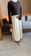 Load image into Gallery viewer, Brown Balloon Dress PRE ORDER 2-5 DAYS DELIVERY