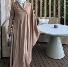 Load image into Gallery viewer, Blazer Shawl Kaftan Brown PRE ORDER 2-5DAYS