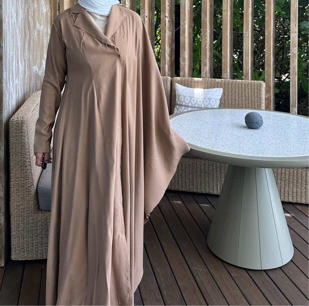 Blazer Shawl Kaftan Brown PRE ORDER 2-5DAYS