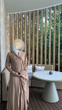 Load image into Gallery viewer, Blazer Shawl Kaftan Brown PRE ORDER 2-5DAYS